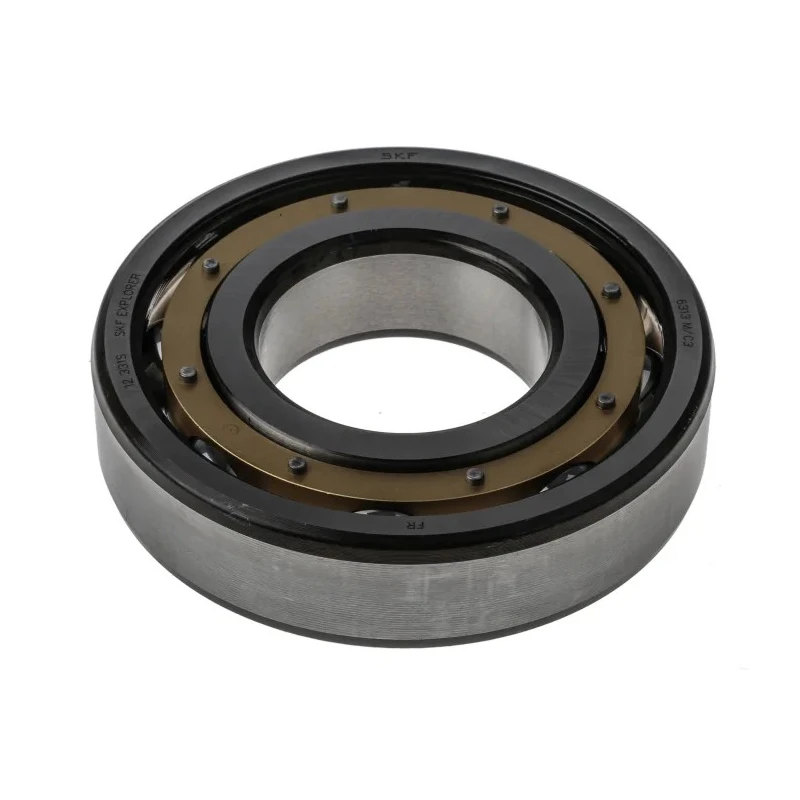 SKF Single Row Deep Groove Ball Bearing 65 mm ID, 140 mm OD, 33 mm Race Width, Machined Metal Cage, Steel Balls 6313 M/C3