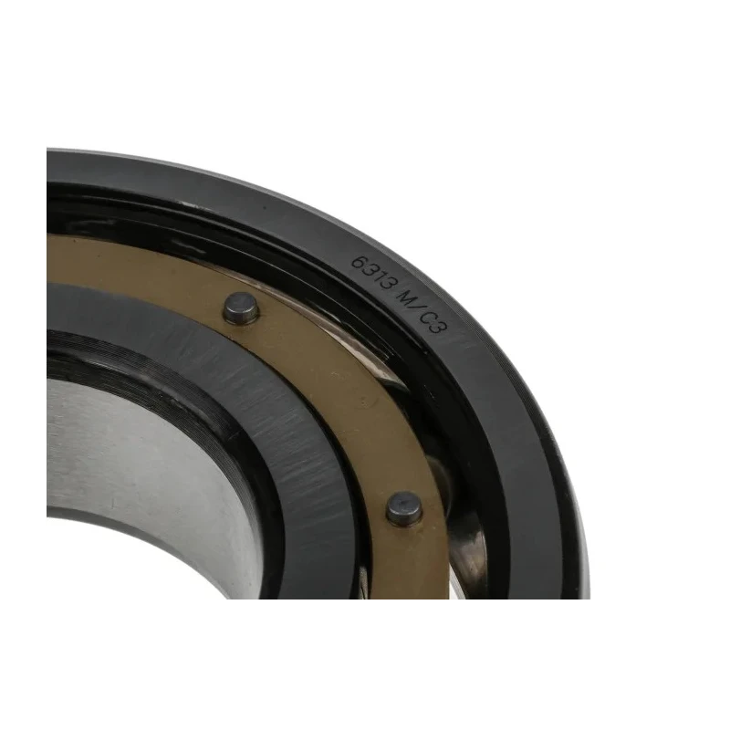 SKF Single Row Deep Groove Ball Bearing 65 mm ID, 140 mm OD, 33 mm Race Width, Machined Metal Cage, Steel Balls 6313 M/C3