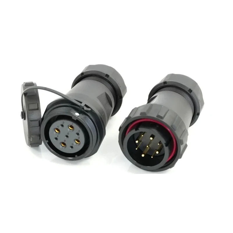 RS PRO Industrial Circular Connector, 9 Contacts, Cable Mount, 29 mm, Threaded, , Brass Contacts, Gold Plating, Nylon IP68