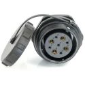 RS PRO Circular Connector, 9 Contacts, Front Mount, 29 mm Socket Female, IP68 Rated, Threaded, 500V 25.5A 233-8361