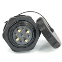 RS PRO Circular Connector, 9 Contacts, Front Mount, 29 mm Socket Female, IP68 Rated, Threaded, 500V 25.5A 233-8361