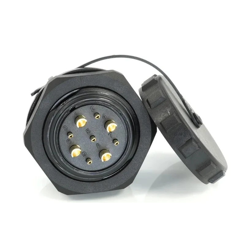 RS PRO Circular Connector, 9 Contacts, Front Mount, 29 mm Socket Female, IP68 Rated, Threaded, 500V 25.5A 233-8361