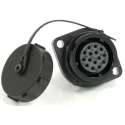RS PRO Circular Connector 21 mm, Flange Mount, Socket Female, 15 Contacts, 5A, 400V, IP67 233-8398