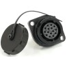 RS PRO Circular Connector 21 mm, Flange Mount, Socket Female, 15 Contacts, 5A, 400V, IP67 233-8398