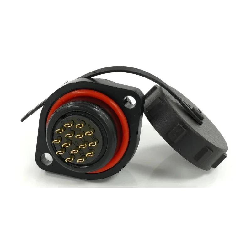 RS PRO Circular Connector 21 mm, Flange Mount, Socket Female, 15 Contacts, 5A, 400V, IP67 233-8398