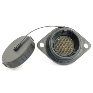 RS PRO Circular Connector, Flange Mount, 35 Contacts, 29 mm Size, Socket Male, IP68 Rated, 400V, 5A, Threaded Mating 233-8362