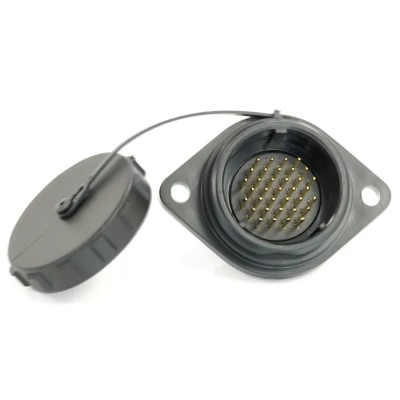 RS PRO Circular Connector, Flange Mount, 35 Contacts, 29 mm Size, Socket Male, IP68 Rated, 400V, 5A, Threaded Mating 233-8362