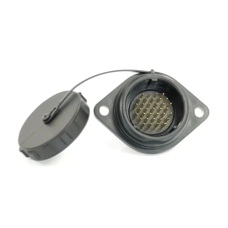 RS PRO Circular Connector, Flange Mount, 35 Contacts, 29 mm Size, Socket Male, IP68 Rated, 400V, 5A, Threaded Mating 233-8362