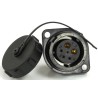 RS PRO Circular Connector 6 Contacts Flange 21 mm Socket Female IP67 500V 30.5A 233-8399