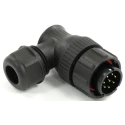RS PRO Circular Connector 8 Contacts Cable Mount Plug Male 21 mm, 500V, 10A, IP67 233-8405