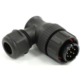 RS PRO Circular Connector 8 Contacts Cable Mount Plug Male 21 mm, 500V, 10A, IP67 233-8405