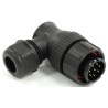 RS PRO Circular Connector 8 Contacts Cable Mount Plug Male 21 mm, 500V, 10A, IP67 233-8405