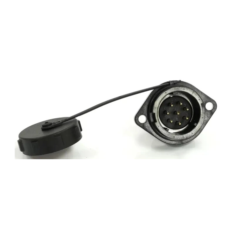 RS PRO Circular Connector 8 Contacts Flange Mount 21 mm Socket Male IP67 500V 10A 233-8397