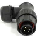 RS PRO Circular Connector 6 Contacts Cable Mount Plug Male 21 mm 500V Bayonet Coupling IP67 233-8403