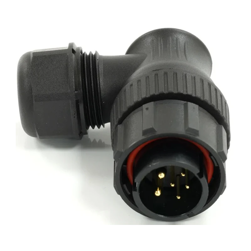 RS PRO Circular Connector 6 Contacts Cable Mount Plug Male 21 mm 500V Bayonet Coupling IP67 233-8403