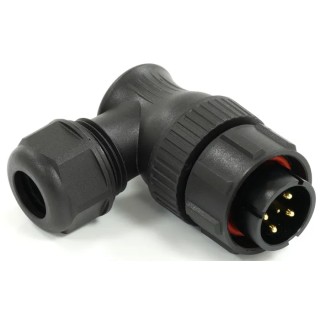 RS PRO Industrial Circular Connector 6 Contacts Cable Mount 21 mm Plug Male IP67 233-8404