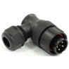RS PRO Industrial Circular Connector 6 Contacts Cable Mount 21 mm Plug Male IP67 233-8404