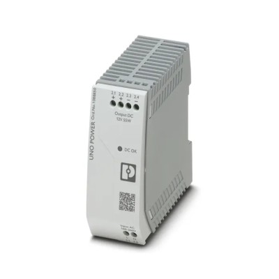 Phoenix Contact UNO POWER DIN Rail Switched Mode Power Supply 264V AC Input 12V DC 4.6A 55W 1088850