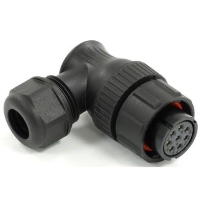 RS PRO Circular Connector 8 Contacts Cable Mount Plug Female Bayonet IP67 500V 10A 21 mm 233-8409