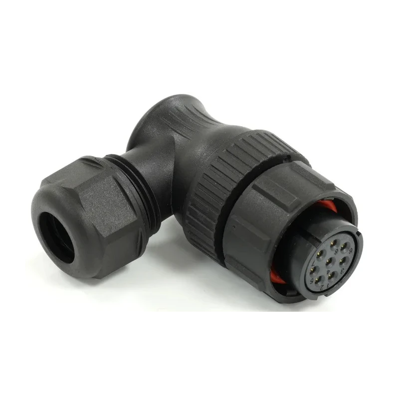 RS PRO Circular Connector 8 Contacts Cable Mount Plug Female Bayonet IP67 500V 10A 21 mm 233-8409