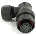 RS PRO Circular Connector 8 Contacts Cable Mount Plug Female Bayonet IP67 500V 10A 21 mm 233-8409