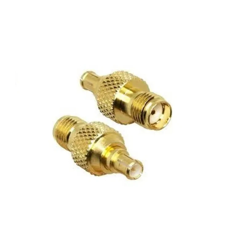 Linx Straight Coaxial Adapter SMA Socket to MCX Plug Cable Mount Gold Plated 0 to 6 GHz ADP-SMAF-MCXM