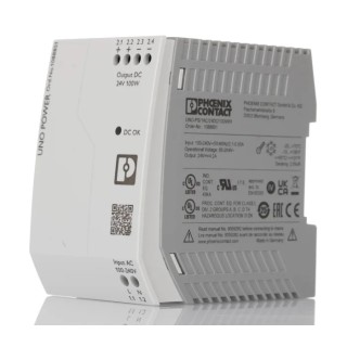 Phoenix Contact UNO POWER Switched Mode Power Supply DIN Rail Power Supply 264V AC Input 24V DC, 4.2A Output 100W 1088851
