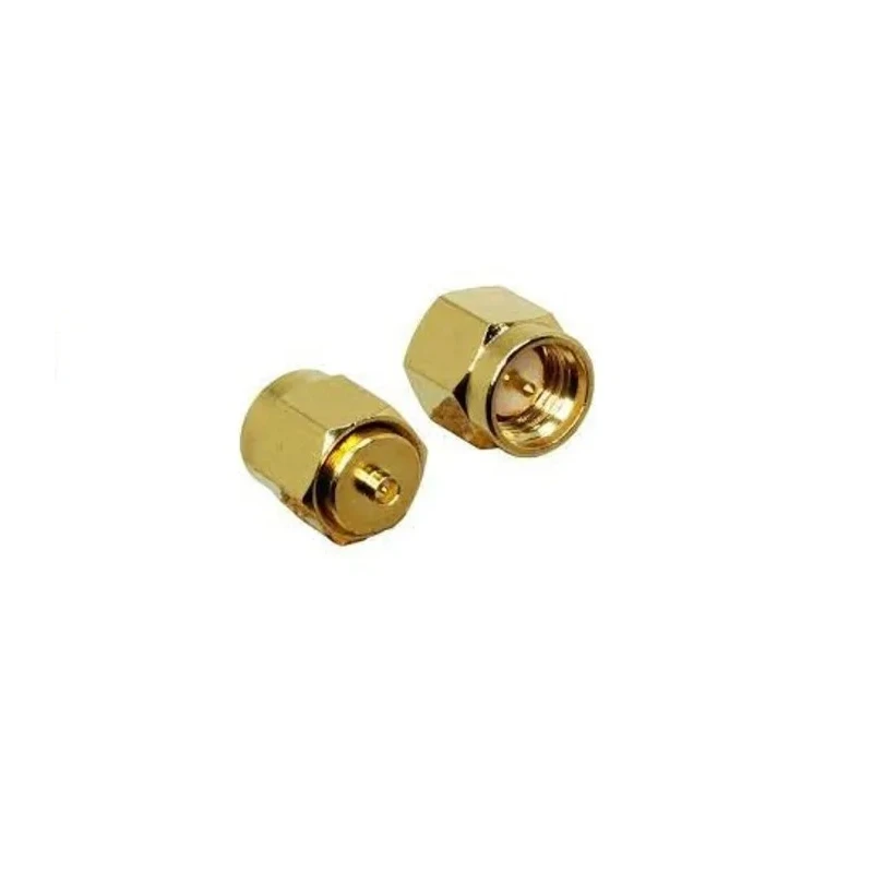Linx Straight Coaxial Adapter SMA Plug to MHF Jack 0 to 6 GHz Gold Plated ADP-SMAM-UFLF
