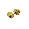 Linx Straight Coaxial Adapter SMA Plug to MHF Jack 0 to 6 GHz Gold Plated ADP-SMAM-UFLF