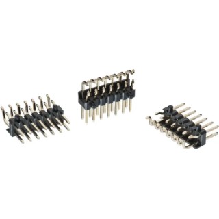 Wurth Elektronik WR-PHD Series Angled Surface PCB Header 24 Contacts 2.54mm Pitch 500V 3A 2 Row 610124249121