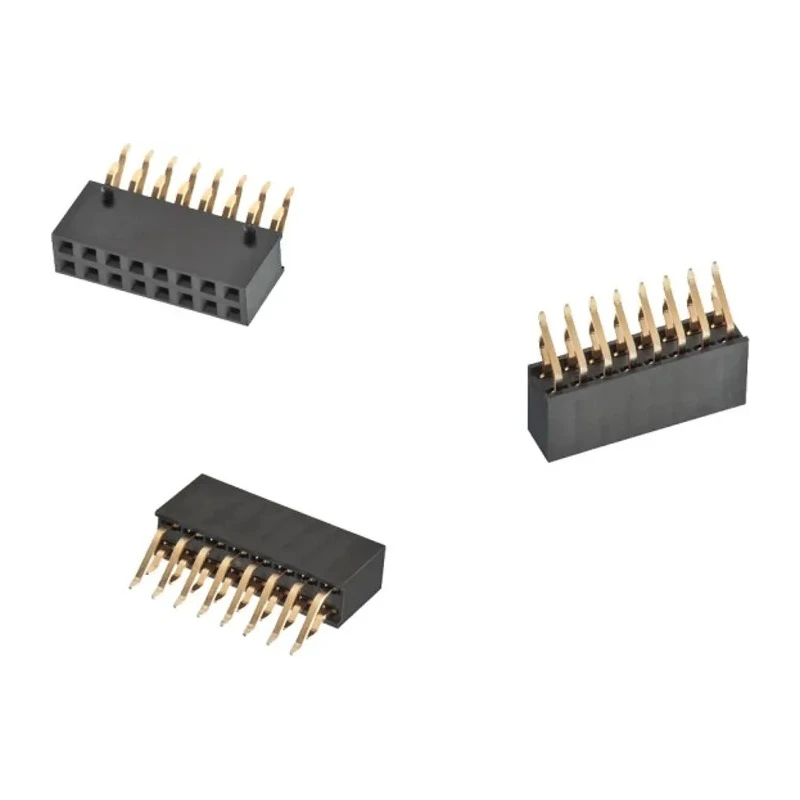 Wurth Elektronik WR-PHD Series Angled Surface PCB Socket 24-Contact 2 Row 2.54 mm Pitch 610124249221