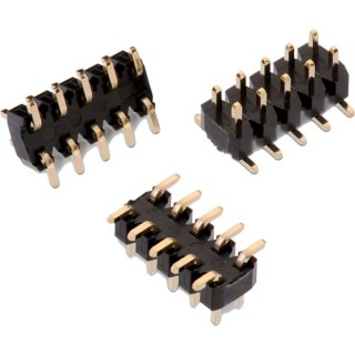 Wurth Elektronik WR-PHD Series Straight Surface PCB Header, 10 Contacts, 2 mm Pitch, 2 Row, Unshrouded 621010245821