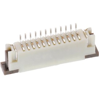 Wurth Elektronik WR-FPC 1 mm Pitch 11 Way Horizontal Female FPC Connector ZIF Top Contact 68611114122