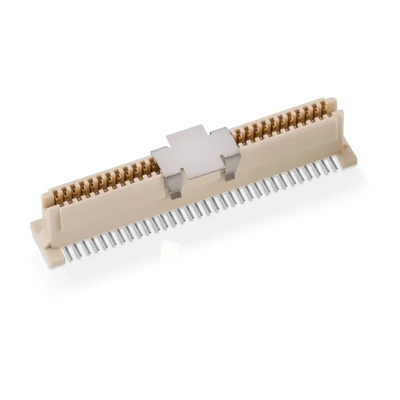 Wurth Elektronik WR-BTB Series Vertical Surface PCB Socket, 64-Contact, 1 Row, 1 mm Pitch, 100V, 1A, Solder 658107303064