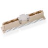 Wurth Elektronik WR-BTB Series Vertical Surface PCB Socket, 64-Contact, 1 Row, 1 mm Pitch, 100V, 1A, Solder 658107303064