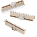 Wurth Elektronik WR-BTB Series Vertical Surface PCB Socket, 64-Contact, 1 Row, 1 mm Pitch, 100V, 1A, Solder 658107303064