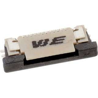 Wurth Elektronik WR-FPC 0.5 mm Pitch 36 Way Horizontal Female FPC Connector, ZIF Top Contact 68713614022