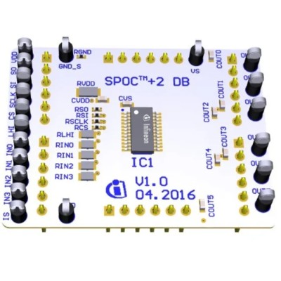 Infineon SPOC-2 DB BTS72220-4ESA Power Management Daughter Board for Combination with SPOC 2 motherboard BTS72220-4ESA