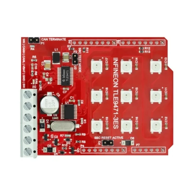 Infineon SBC-SHIELD-TLE9471 DC-DC Converter Evaluation Board for Arduino with TLE9471-3ES TLE9471