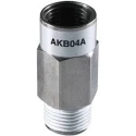 SMC Aluminium Threaded R Bushing Check Valve 1/2 in, 10 bar AKB04A-04S