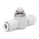 SMC AS100 Series Speed Controller Pneumatic Function Fittings Steel, Inlet Female, Outlet Female 