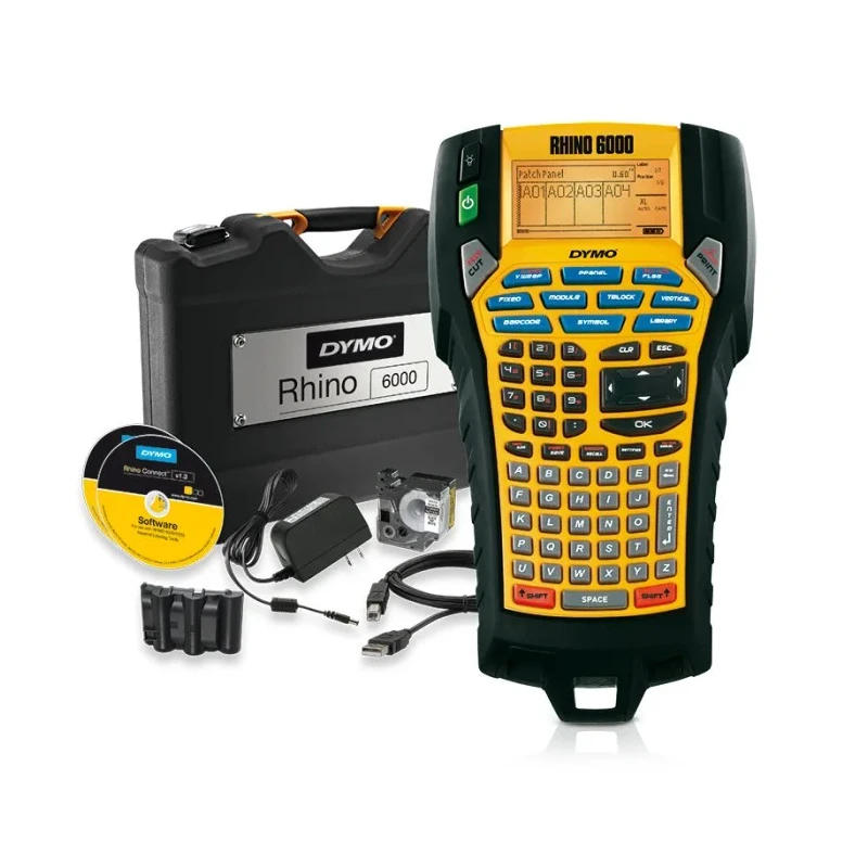 Dymo DYMO RHINO 6000 Handheld Label Printer Kit 24 mm Max Label Width Rechargeable Battery 180 dpi 1.81 kg 2122967
