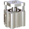 SMC Pneumatic Compact Cylinder, Double Acting, 50mm Bore, 40mm Stroke, Aluminium Alloy Body CDQMB50-40