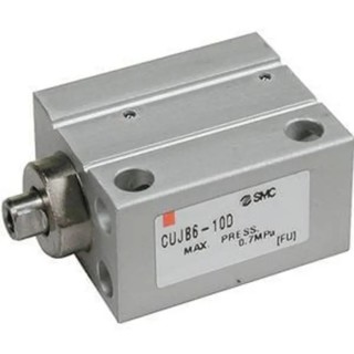SMC 15 mm Pneumatic Cylinder Aluminium Alloy Body Double Acting Through Hole Mount CDUJB20-15D