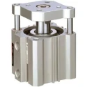 SMC Pneumatic Compact Cylinder 25mm Bore, 10mm Stroke, Double Acting Aluminium Alloy CDQMB25-10