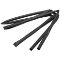 TE Connectivity Heat Shrink Tubing Black 6 mm Sleeve Diameter x 1.2m Length 3:1 Shrink Ratio RNF 3000-6/2-0