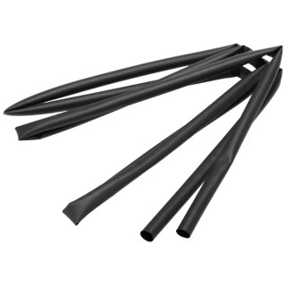 TE Connectivity Heat Shrink Tubing Black 6 mm Sleeve Diameter x 1.2m Length 3:1 Shrink Ratio RNF 3000-6/2-0