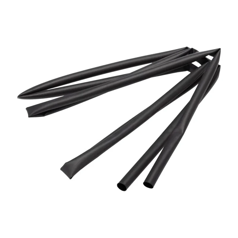 TE Connectivity Heat Shrink Tubing Black 6 mm Sleeve Diameter x 1.2m Length 3:1 Shrink Ratio RNF 3000-6/2-0