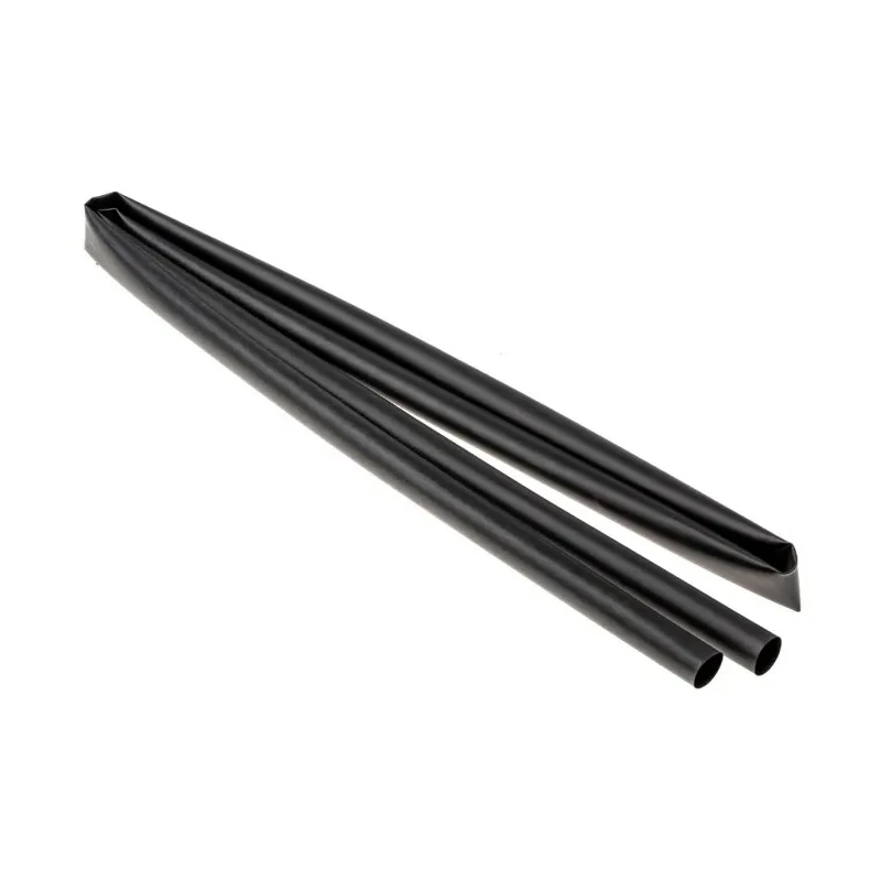 TE Connectivity Black Polyolefin Heat Shrink Tubing 12 mm Sleeve Diameter x 1.2 m Length 3:1 Shrink Ratio RNF 3000-12/4-0