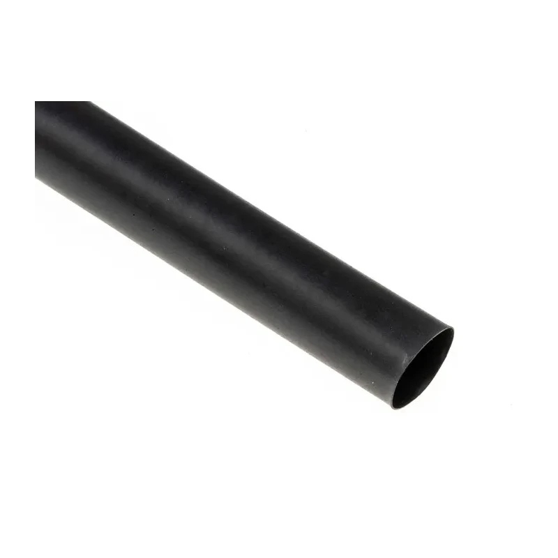 TE Connectivity Black Polyolefin Heat Shrink Tubing 12 mm Sleeve Diameter x 1.2 m Length 3:1 Shrink Ratio RNF 3000-12/4-0